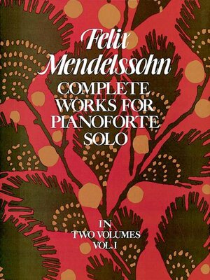 cover image of Complete Works for Pianoforte Solo, Volume I